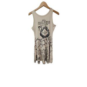 Harry Potter Marauders Map Dress Sleeveless M